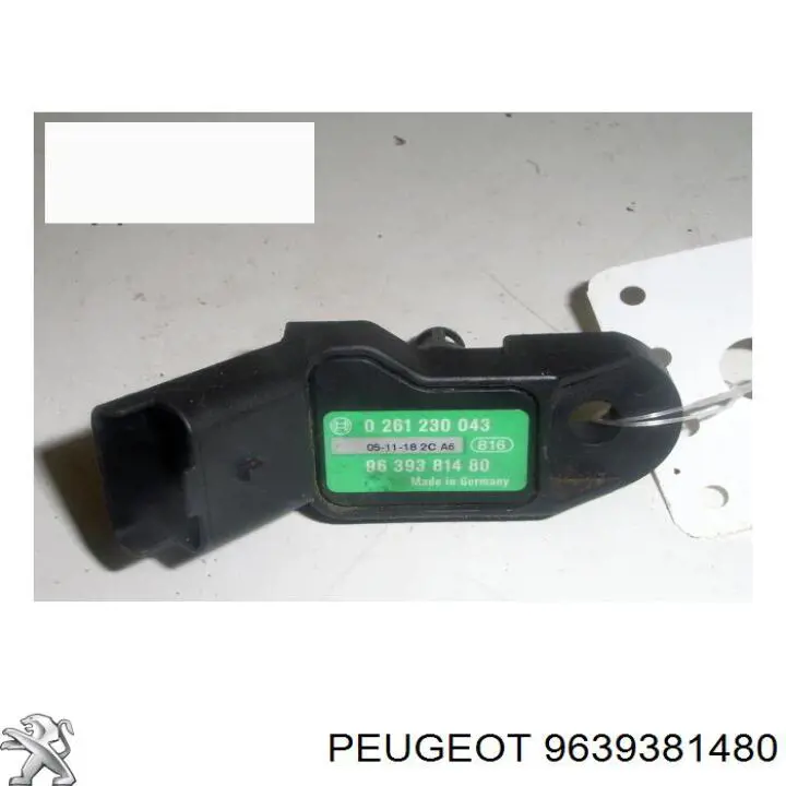 Sensor De Presion Del Colector De Admision 9639381480 Peugeot/Citroen