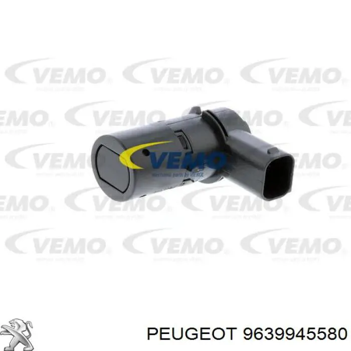 9639945580 Peugeot/Citroen sensor traseiro de sinalização de estacionamento (sensor de estacionamento)