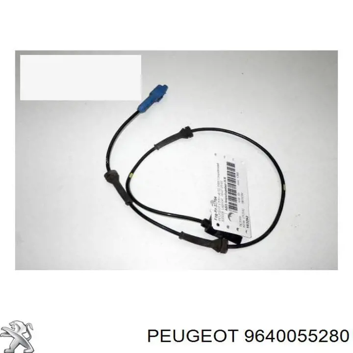 9640055280 Peugeot/Citroen датчик абс (abs задний)