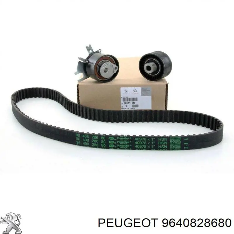Купить 9640828680 Peugeot/Citroen Ремень газораспределительного механизма