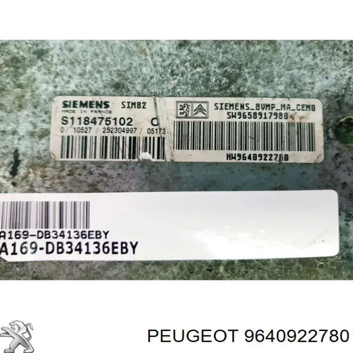 9640922780 Peugeot/Citroen 