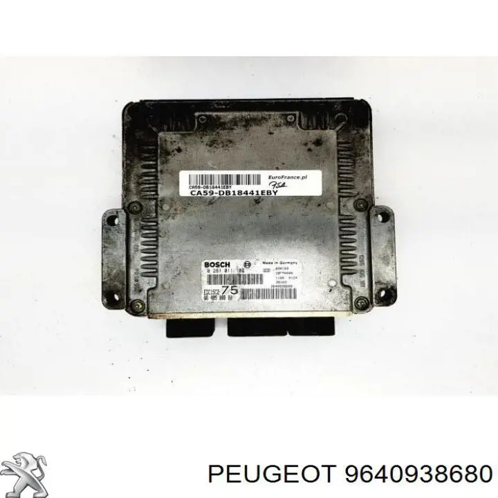 Блок управления двигателем 9640938680 Peugeot/Citroen
