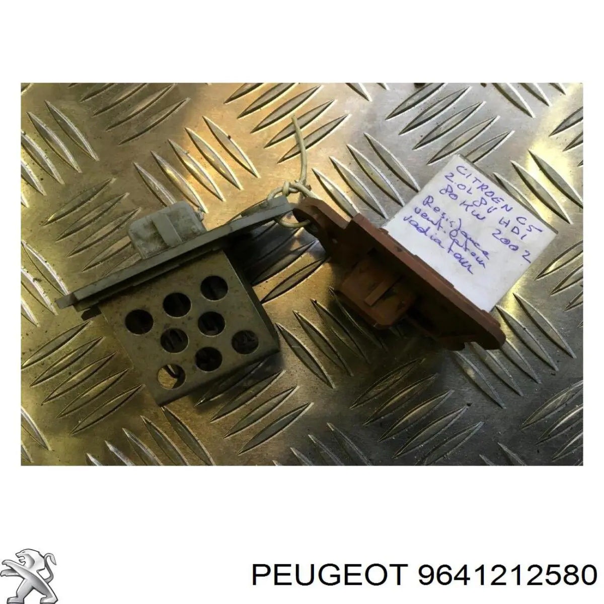 9641212580 Peugeot/Citroen регулятор оборотов вентилятора охлаждения (блок управления)