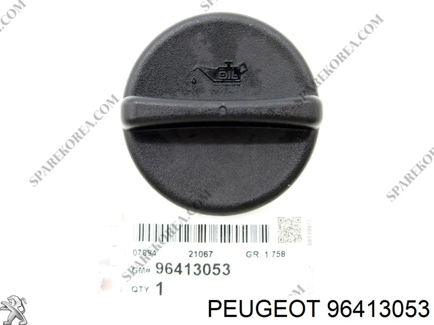 96413053 Peugeot/Citroen tampa do gargalho de enchimento de óleo