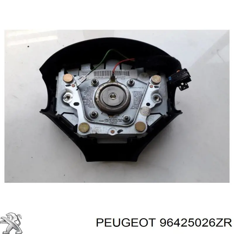 Подушка безопасности водителя 96425026ZR Peugeot/Citroen