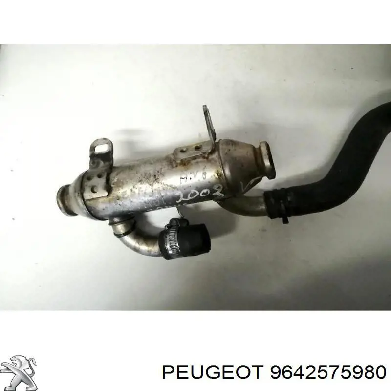 9642575980 Peugeot/Citroen radiador do sistema egr de recirculação dos gases de escape