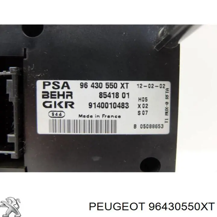 96430550XT Peugeot/Citroen Механизм управления кондиционером