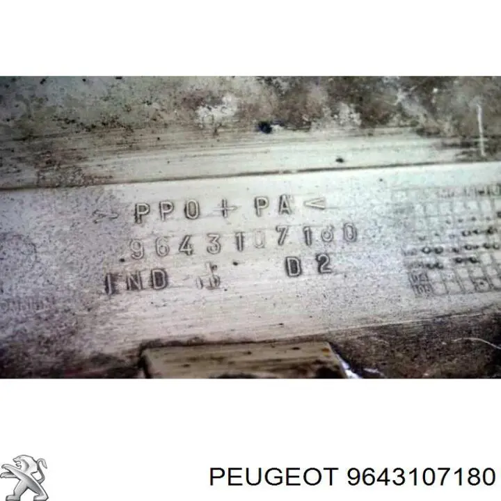 Крыло переднее правое 9643107180 Peugeot/Citroen