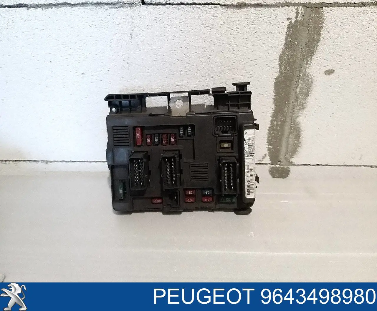 9643498980 Peugeot/Citroen unidade de dispositivos de segurança