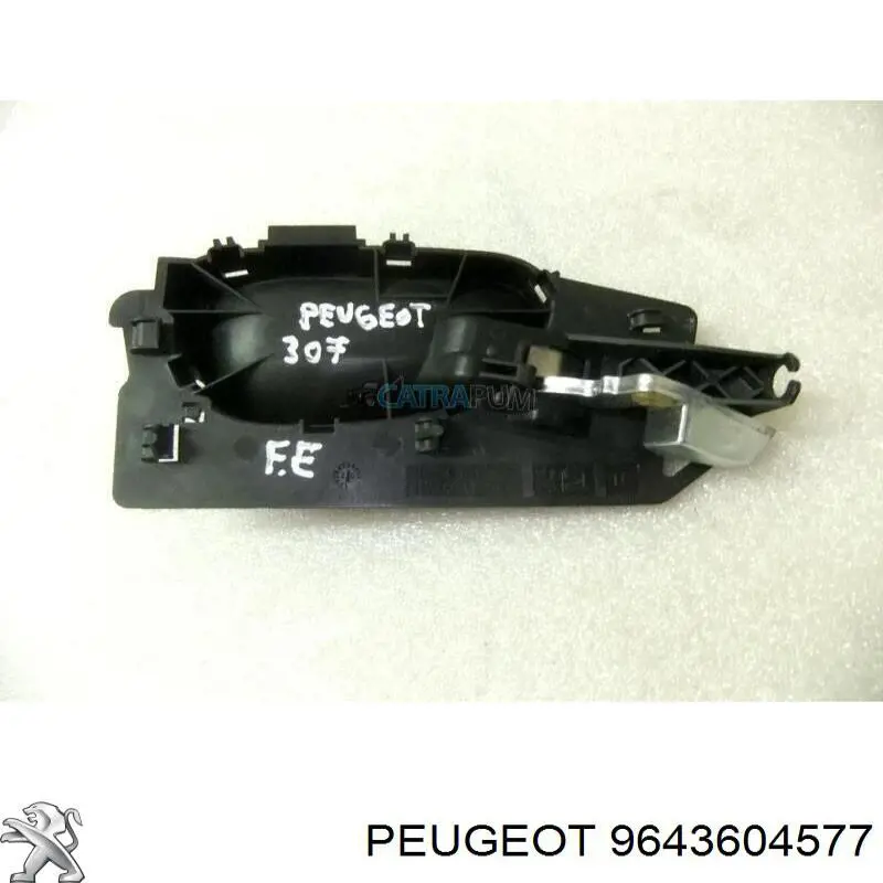 Купить 9643604577 Peugeot/Citroen Ручка двери левой внутренняя передняя/задняя
