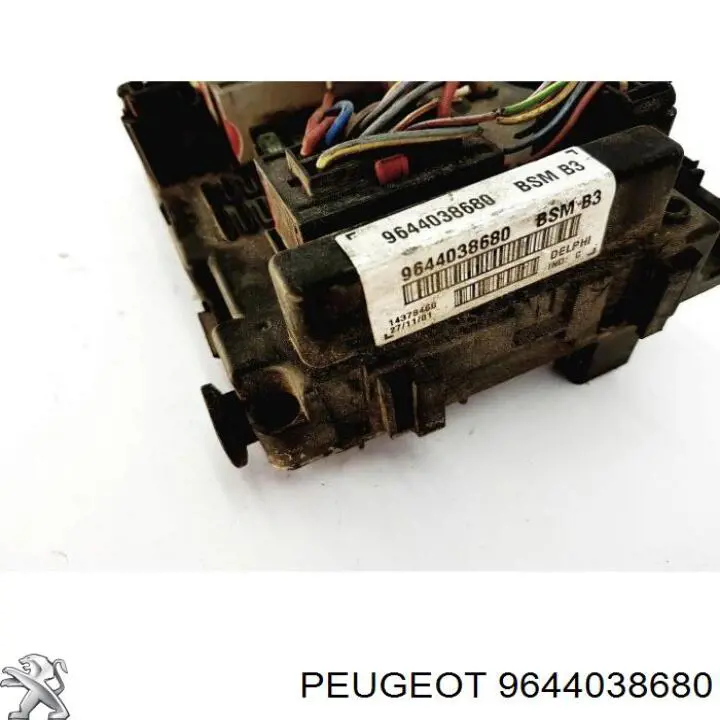 9644038680 Peugeot/Citroen Unidade de dispositivos de segurança