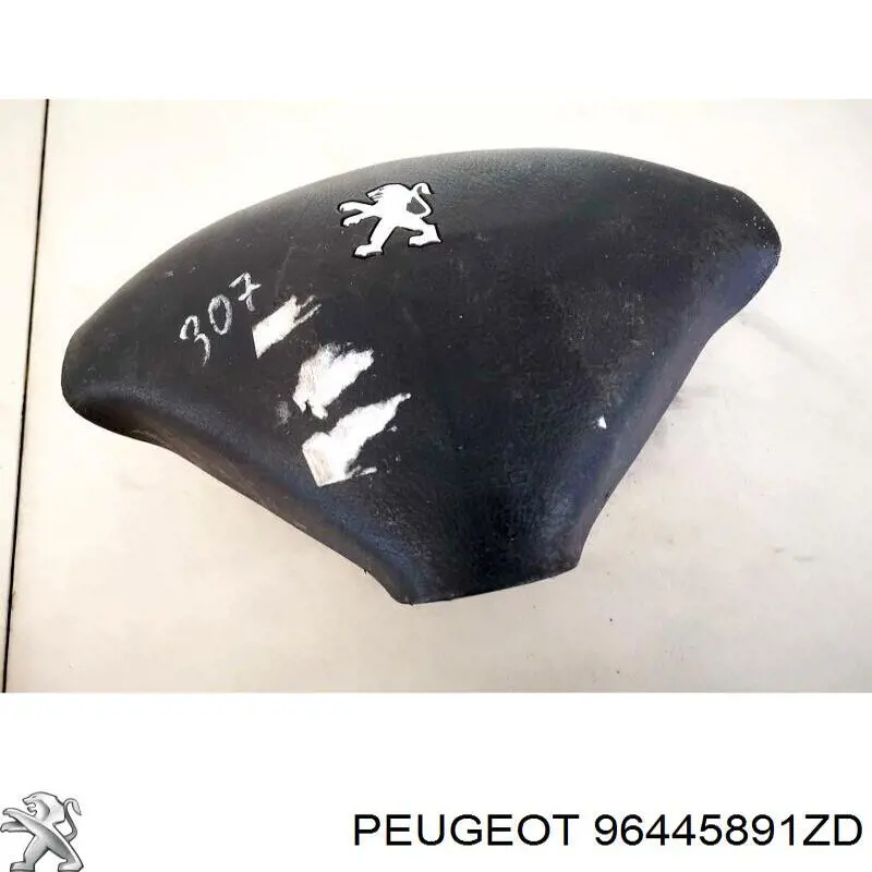 Подушка безопасности водителя 96445891ZD Peugeot/Citroen