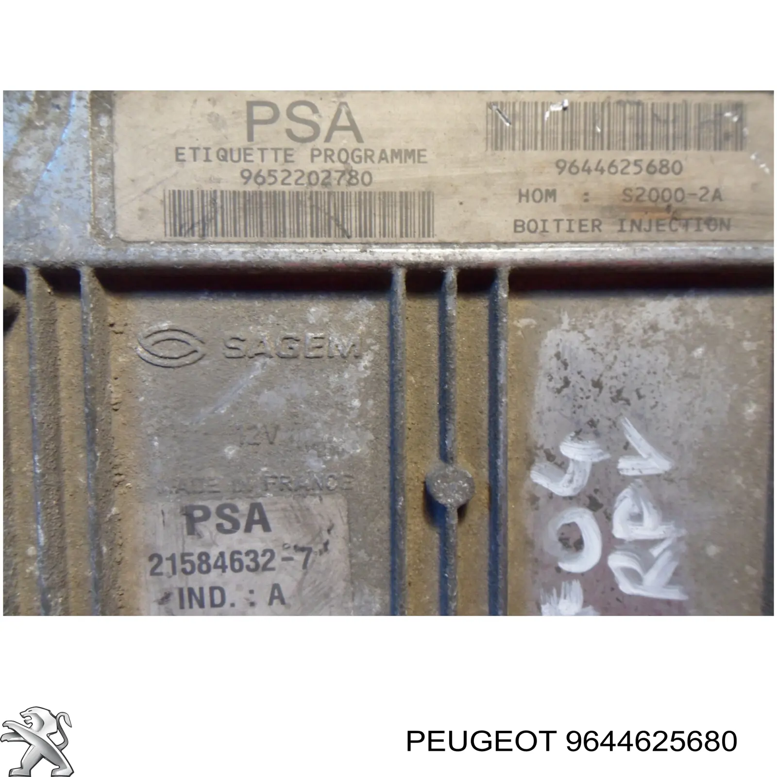 Купить 9644625680 Peugeot/Citroen Электронный блок управления двигателем