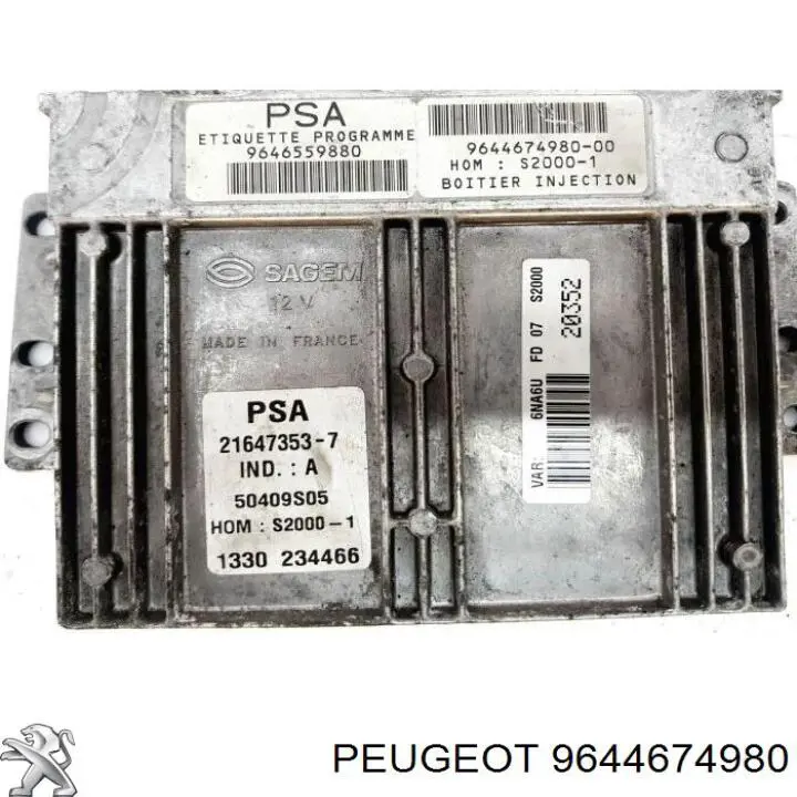 Купить 9644674980 Peugeot/Citroen 