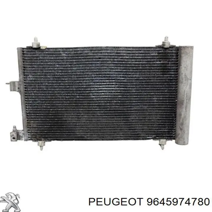 Радиатор охлаждения кондиционера Peugeot/Citroen 9645974780