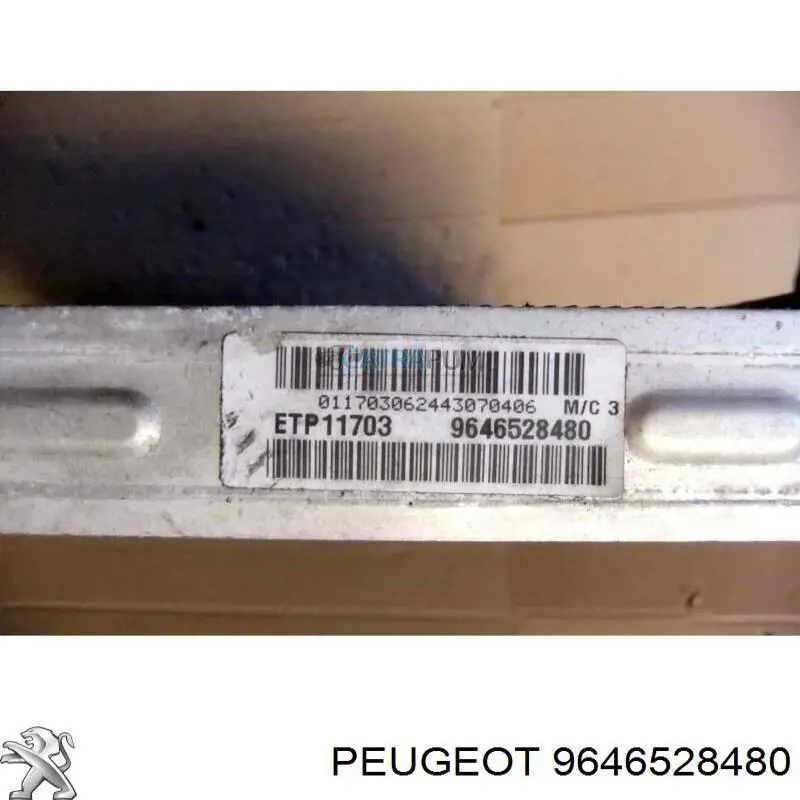 Радиатор охлаждения Peugeot/Citroen 9646528480
