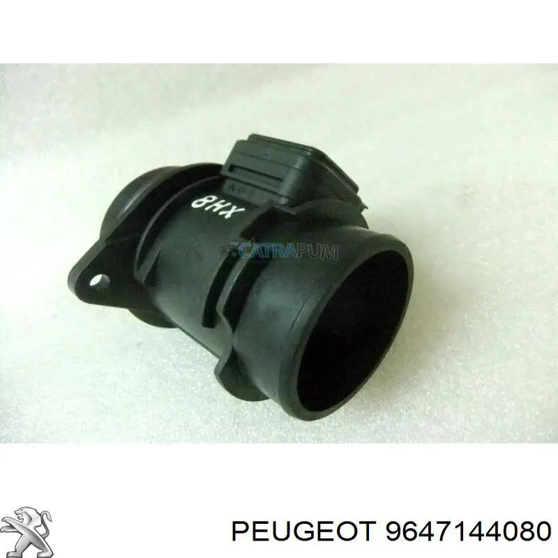 9647144080 Peugeot/Citroen sensor de fluxo (consumo de ar, medidor de consumo M.A.F. - (Mass Airflow))