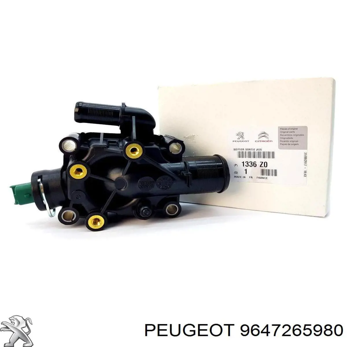 9647265980 Peugeot/Citroen Корпус термостата в сборе
