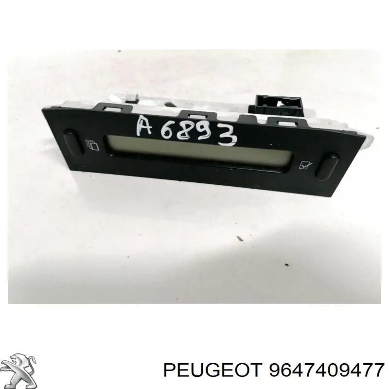 Дисплей многофункциональный Peugeot/Citroen 9647409477 цена, от 12.74 USD