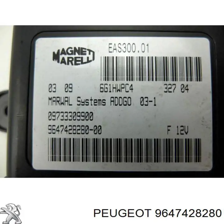 Блок управления топливного насоса Peugeot/Citroen 9647428280