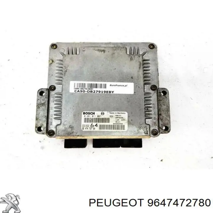 Купить 9647472780 Peugeot/Citroen Электронный блок управления двигателем