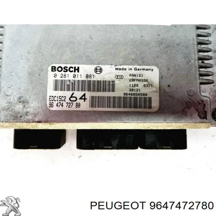 Блок управления двигателем 9647472780 Peugeot/Citroen