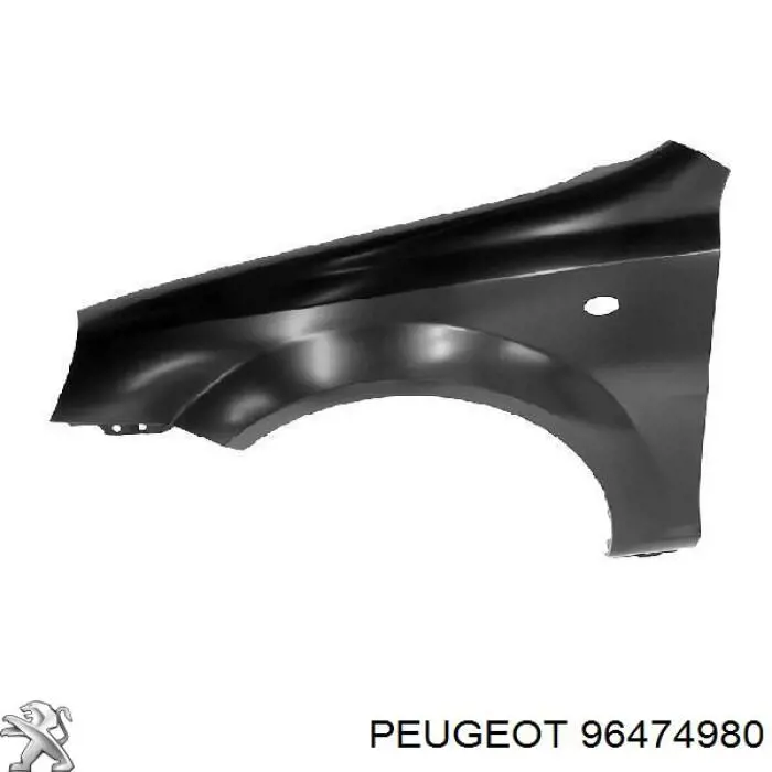 Крыло переднее левое 96474980 Peugeot/Citroen