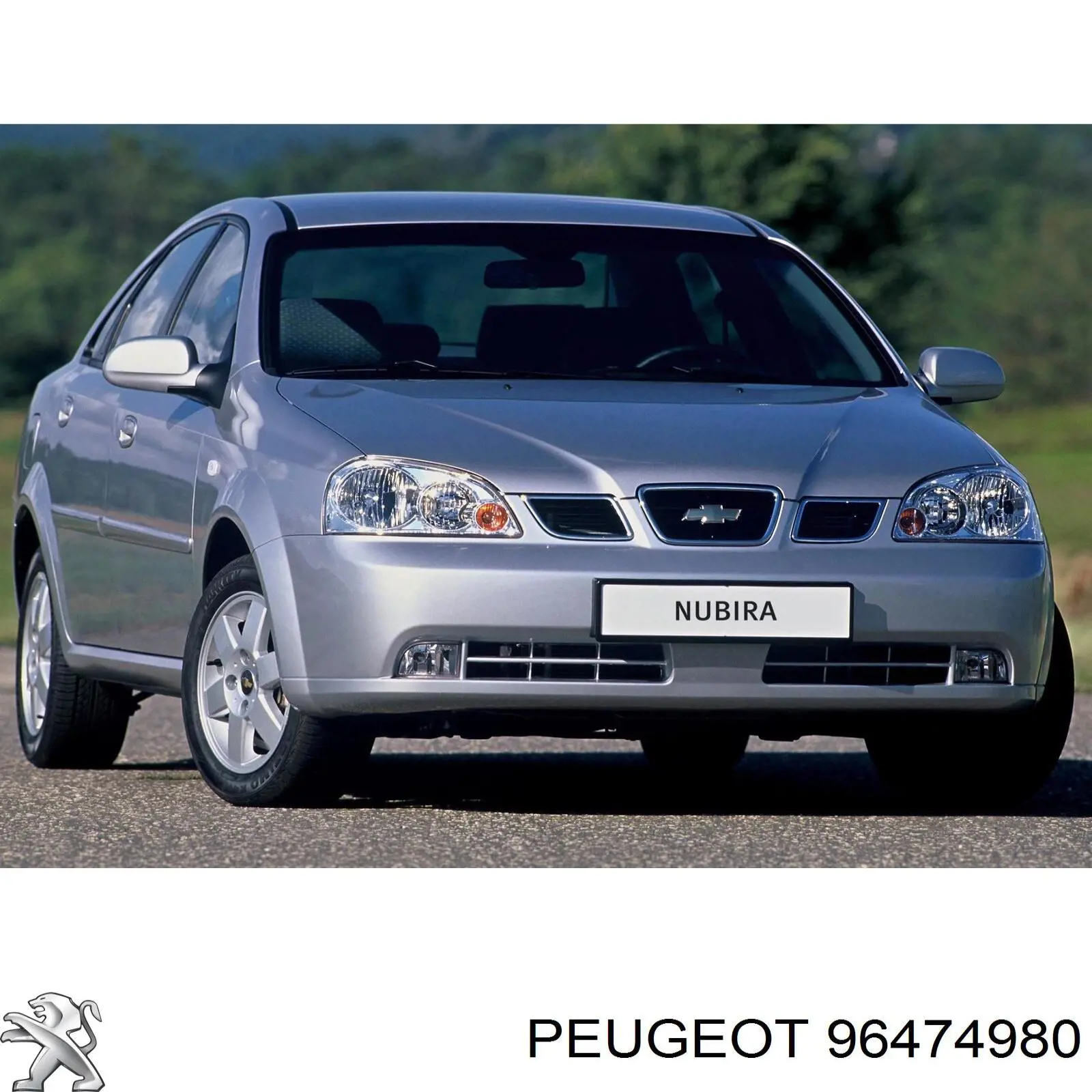 96474980 Peugeot/Citroen Переднее левое крыло