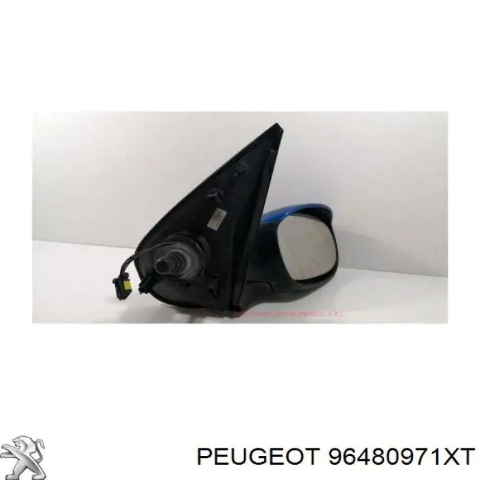 Правое боковое зеркало 96480971XT Peugeot/Citroen