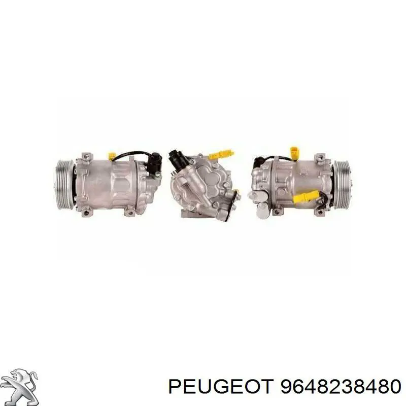 9648238480 Peugeot/Citroen компрессор кондиционера