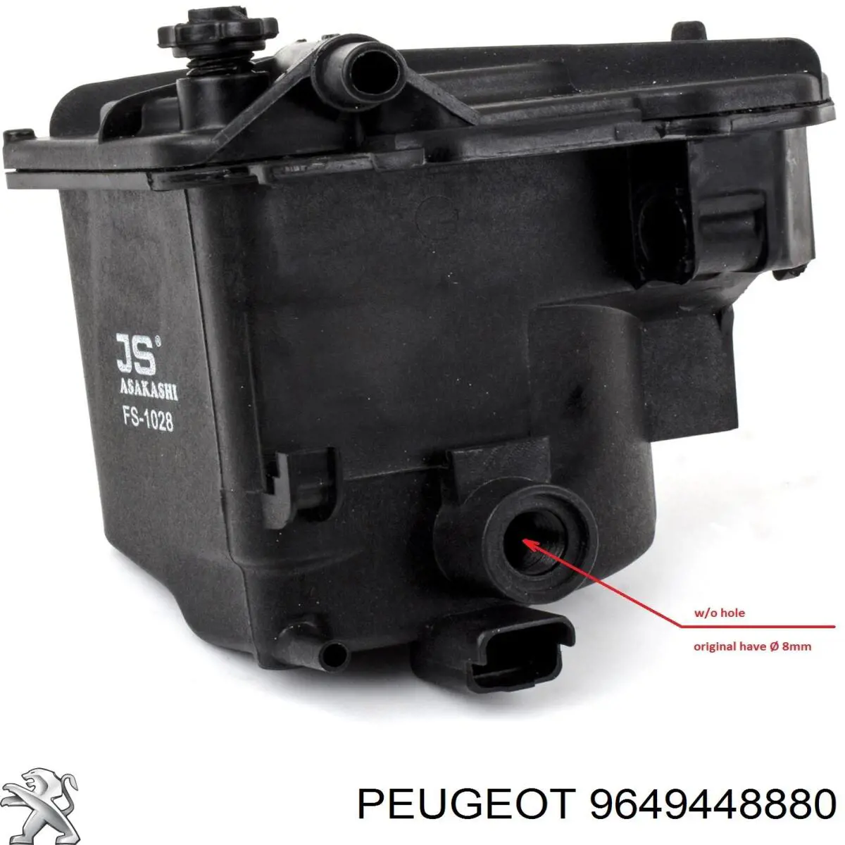 Купить 9649448880 Peugeot/Citroen Фильтр-отстойник топлива грубой очистки