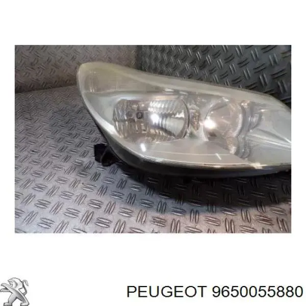 Фара правая 9650055880 Peugeot/Citroen