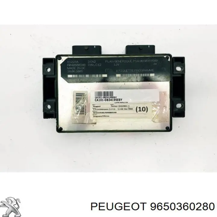 Блок управления двигателем 9650360280 Peugeot/Citroen