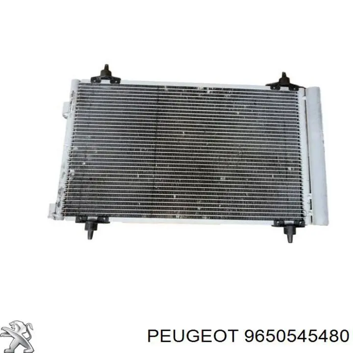 Radiador de aire acondicionado 9650545480 Peugeot/Citroen