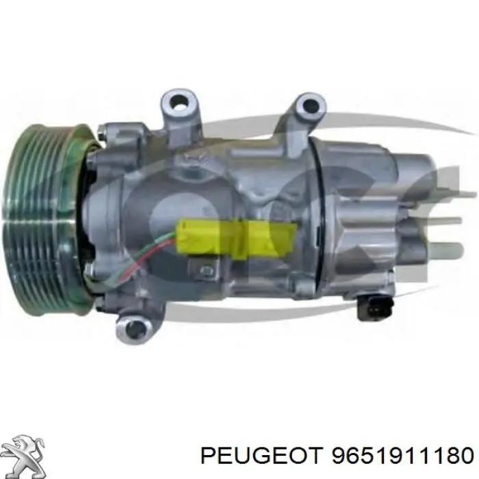 9651911180 Peugeot/Citroen compressor de aparelho de ar condicionado
