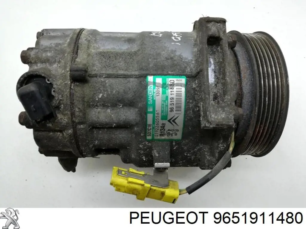 Купить 9651911480 Peugeot/Citroen Компрессор климатической установки