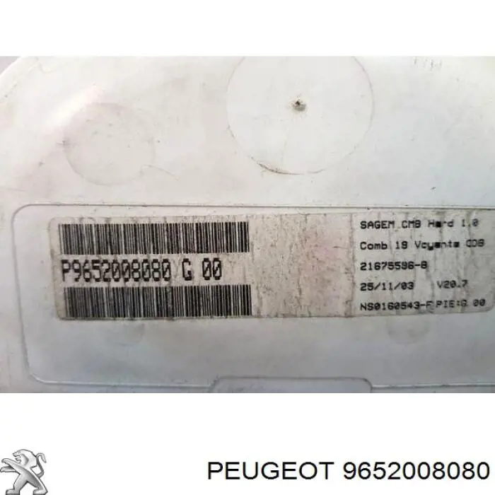  Peugeot/Citroen 9652008080 цена, от 17.14 USD
