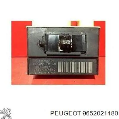 9652021180 Peugeot/Citroen regulador de revoluções de ventilador de esfriamento (unidade de controlo)