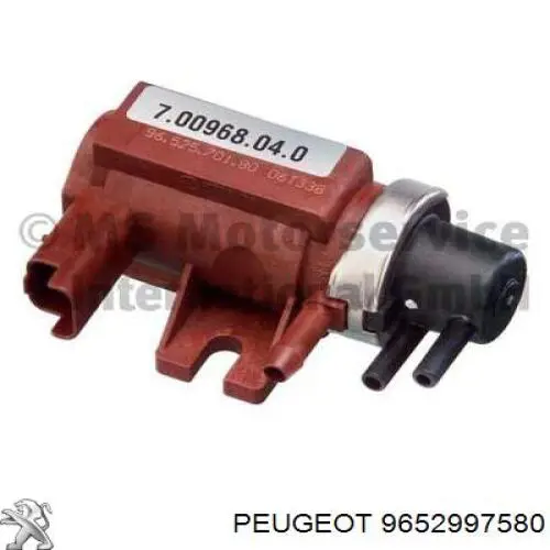 Купить 9652997580 Peugeot/Citroen Клапан преобразователь давления наддува (соленоид) 