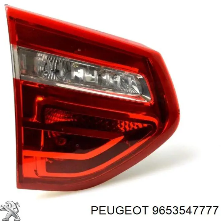 9653547777 Peugeot/Citroen lanterna traseira esquerda interna