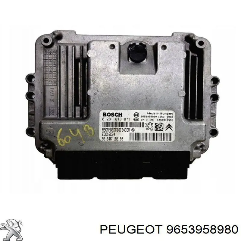 ЭБУ двигателем Peugeot/Citroen 9653958980 цена, от 28.12 USD
