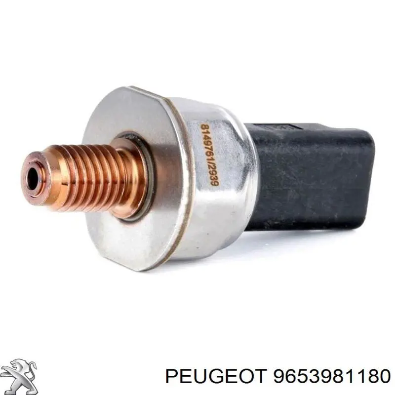 9653981180 Peugeot/Citroen regulador de pressão de combustível na régua de injectores