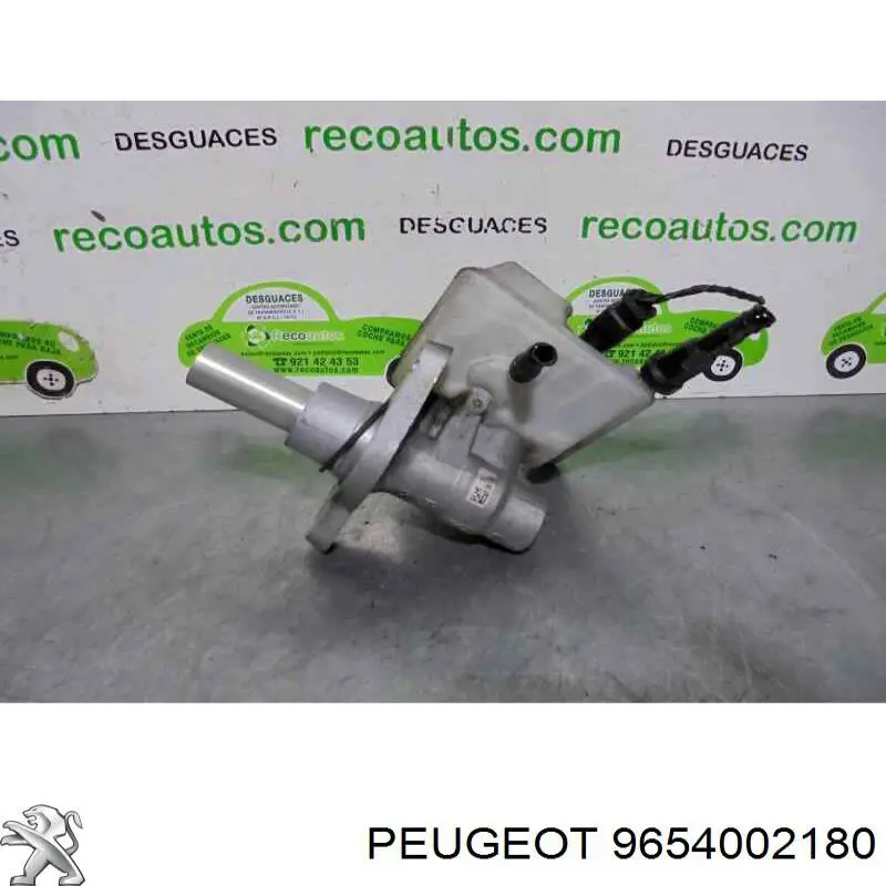 9654002180 Peugeot/Citroen Цилиндр тормозной, главный