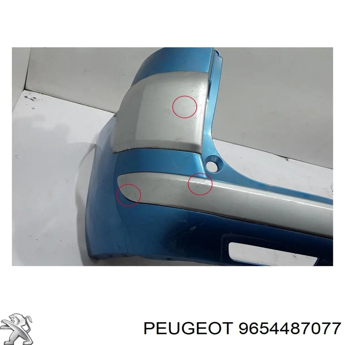 Pára-choque traseiro para Citroen C4 GRAND PICASSO I UA