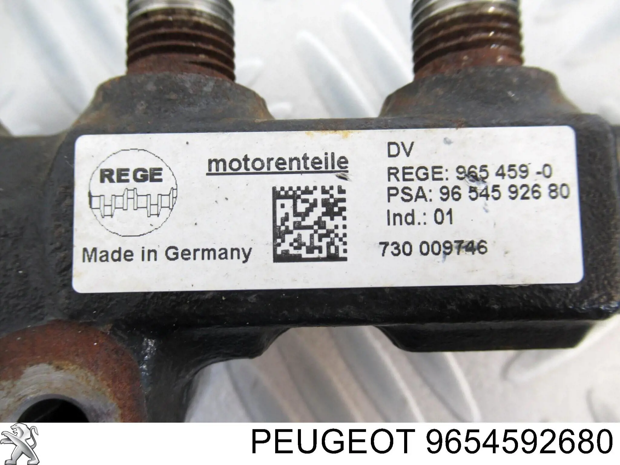 Купить 9654592680 Peugeot/Citroen Датчик давления топлива