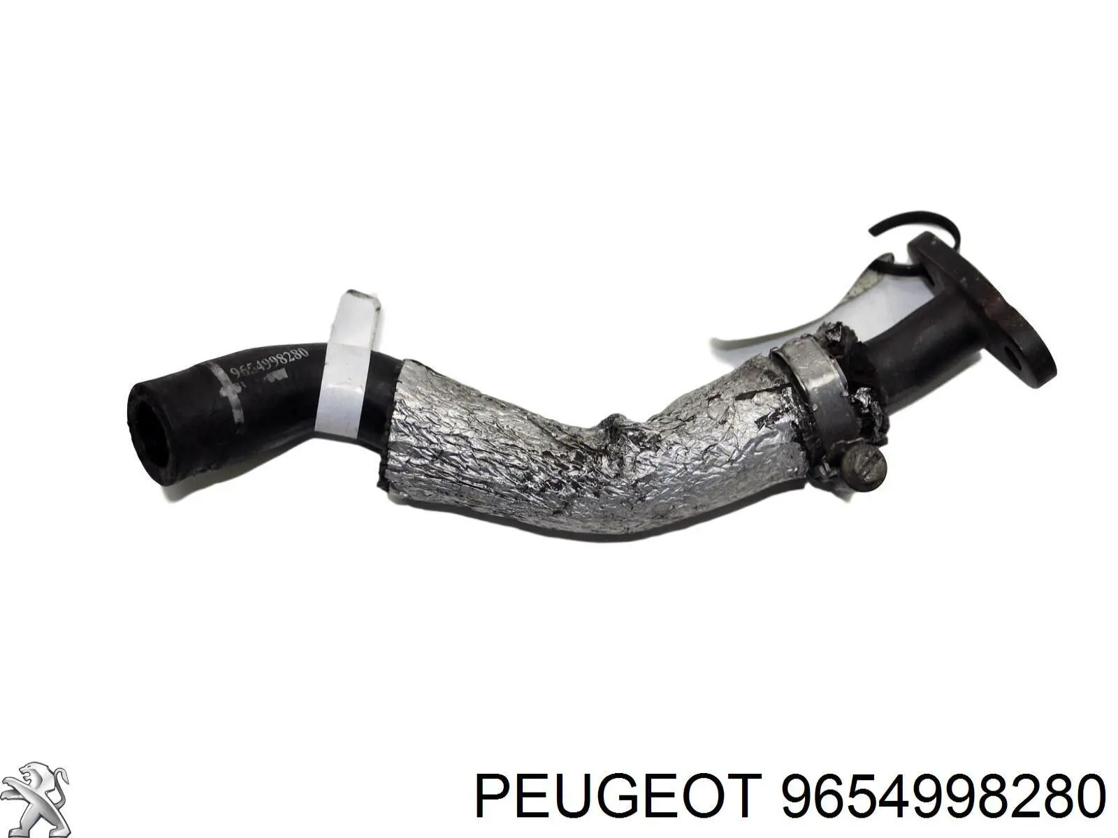9654998280 Peugeot/Citroen tubo (mangueira de derivação de óleo de turbina)