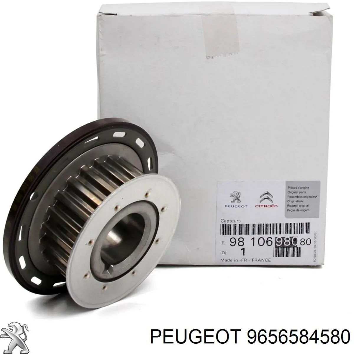 Купить 9656584580 Peugeot/Citroen Шестерня привода коленвала двигателя