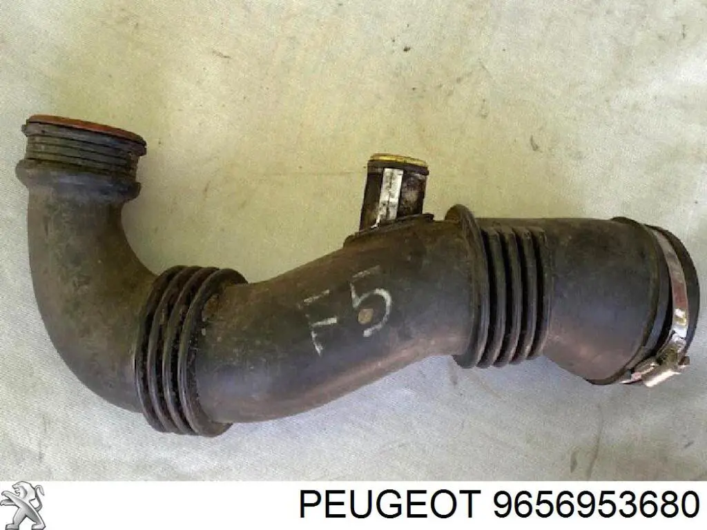 9656953680 Peugeot/Citroen cano derivado de ar, saída de filtro de ar