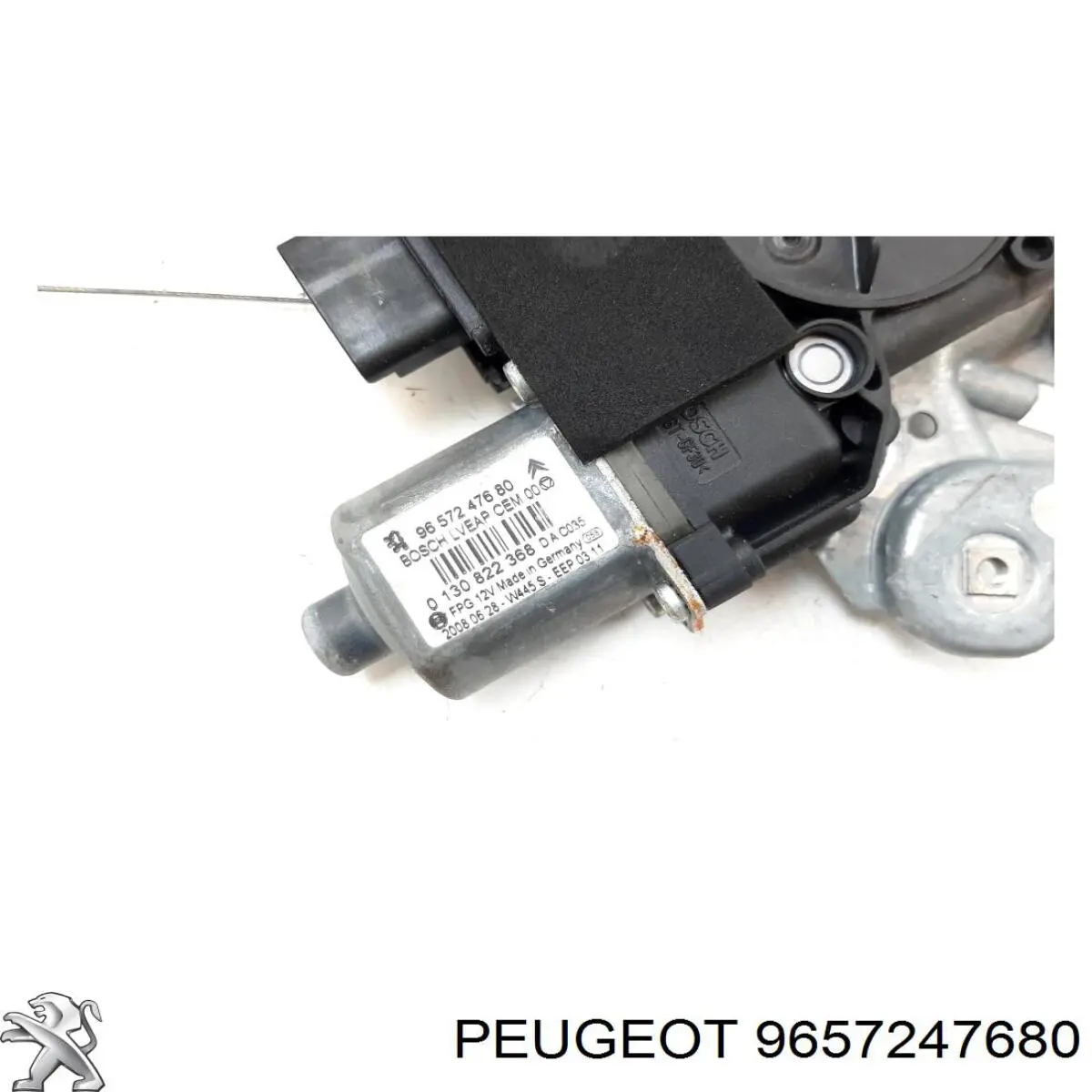 Мотор стеклоподъемника двери передней левой 9657247680 Peugeot/Citroen