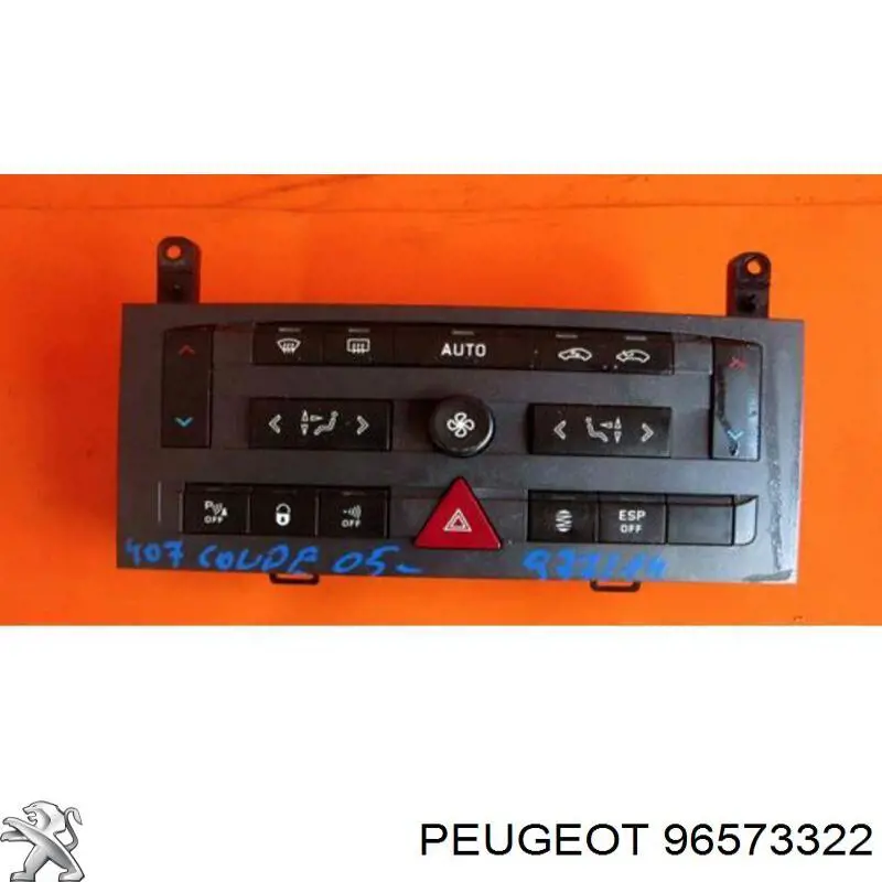 Unidade de controlo dos modos de aquecimento/condicionamento para Peugeot 407 (6E)